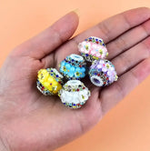 19mm Rhinestone Flower and Bees  Beads